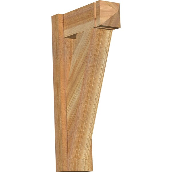 Ekena Millwork Traditional Arts & Crafts Rough Sawn Outlooker, Western Red Cedar, 6"W x 14"D x 26"H OUT06X14X26TRA03RWR - main